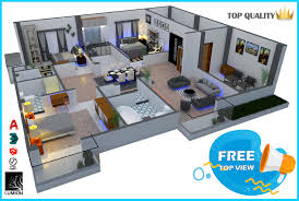 3d floor plan axonometric 2d plan