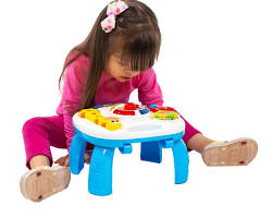 Imagem de Mesas de atividades com texturas para bebs