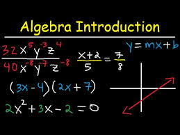 Algebra Introduction Basic Overview