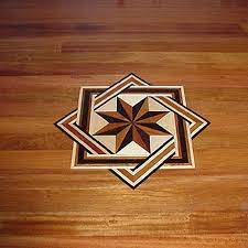wood floor medallions sand a floor