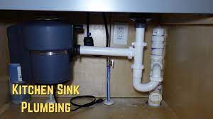 diy kitchen sink plumbing with garbage