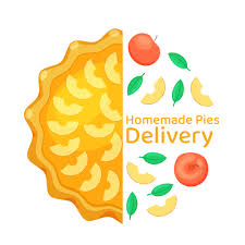 homemade pies delivery poster design