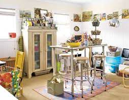 Pull up a chair on either side of the table to craft with a friend. Craft Room Ideas And Designs Craft Room Decorating Ideas