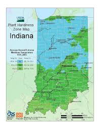 Usda Hardiness Zone Map Rates Indiana