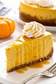 pumpkin cheesecake with graham er