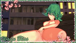 Tatsumaki fingers her pussy at the park (One  