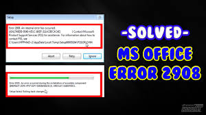 We did not find results for: How To Fix Microsoft Office Error 2908 Youtube