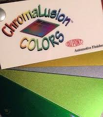 dupont chromalusion paint chip color