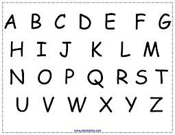 Image Result For Abc Printable Chart Abc Chart Alphabet
