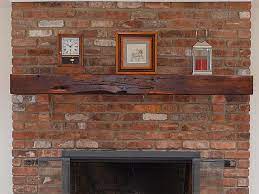 reclaimed cherry fireplace mantel with