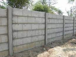 Concrete Hollow Block Compound Wall