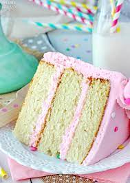 Fluffy Homemade Vanilla Cake Recipe gambar png