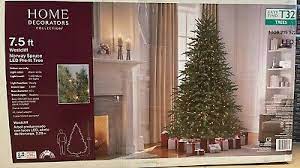 home accents 7 5 ft christmas tree pre