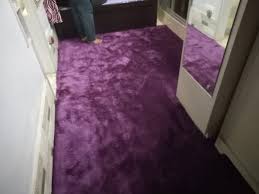 purple silky cutpile carpet size 6
