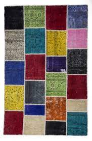 over d turkish patchwork rug 0450