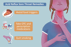 acid reflux sore throat remes