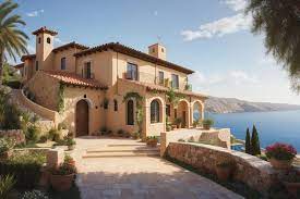 Premium Photo Mediterranean House