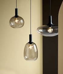 Smoked Glass Ceiling Lights