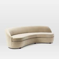 Boomerang Cream Curved Sofa