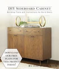 Build A Diy Sideboard Cabinet Build Basic