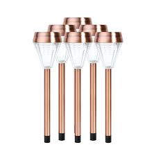 ecothink copper solar outdoor lights