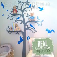 Baby Nursery Tree Wall Sticker Shelf