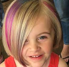 To attain this look, simply spritz your hair locks with some dry shampoo and this will award you a messy kinda look but with a little bit of extra volume. 70 Short Hairstyles For Little Girls Short Haircuts For Girls Kids 2021