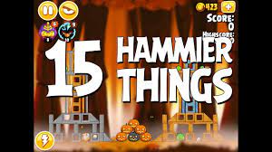 Angry Birds Seasons Hammier Things Level 1-15 Walkthrough 3 Star - YouTube