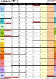 You may need to plan holidays, breaks away or want to know dates when children won't be in school due to bank holidays. Template 15 Yearly Calendar 2016 As Pdf Template Portrait Orientation 1 Page With Excel Calendar Template Annual Calendar Printable Event Calendar Template