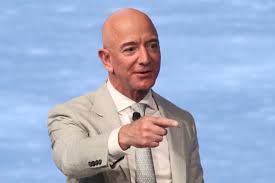 Is it me, or does jeff bezos' rocket look like a giant penis? one person many of the jokes about the rocket's shape came after former america's got talent judge piers morgan tweeted a photo while praising the amazon founder. Amazon Founder Bezos Announces Plans To Go To Space Voice Of America English