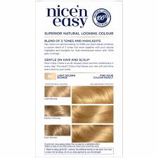 When depositing deeper tones, always keep in mind the porosity of hair can affect how the color deposits and reflects. Clairol Nice N Easy Light Golden Blonde 9g Permanent Hair Dye Wilko
