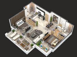 detailed floor plan 2020 3d model 39