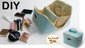 diy makeup cosmetic bag you