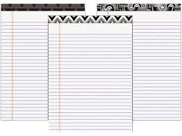 Fashion Legal Pads With Assorted Headtapes 8 1 2 X 11 50 Sheets Pad