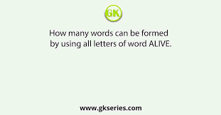 letters of word alive