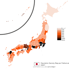 Japan directions {{::location.tagline.value.text}} sponsored topics. Population Density Of Japan Per Prefecture Japan Map Japan Map
