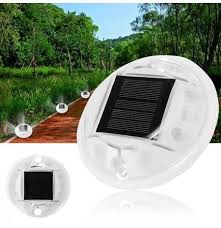 Solar Powered 10 Led Light Driveway Road Path Step Dock Outdoor Security Lamp