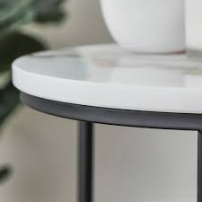 Marley Marble Nesting Side Table Set