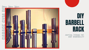 diy barbell rack easy access barbell
