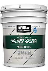 Solid Colour Waterproofing Wood Stain