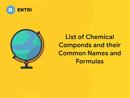 Chemical Compounds List And Their