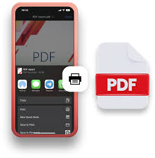 how to print to pdf on iphone adobe