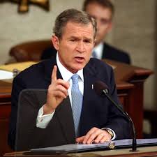 George walker bush (born july 6, 1946) is an american politician and businessman who served as the 43rd president of the united states of america from 2001 to 2009 and the 46th governor of texas from 1995 to 2000. George W Bush Describes Iraq Iran And North Korea As Axis Of Evil History