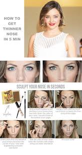 makeup tips how to get a thinner nose