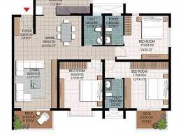 3 bhk 1200 sqft apartment flat in