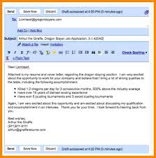 How To Send Resume Mail Format Sending By Submission Email Sample