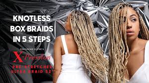 4.3 out of 5 stars. Knotless Box Braids In 5 Steps Human Hair Style For 12 X Pression Pre Stretched 100 Kanekalon Youtube