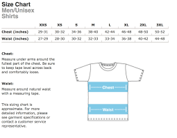 Us Shirt Size Chart World Of Reference