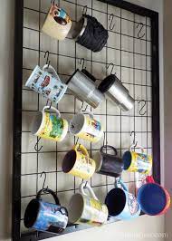 Diy Coffee Mug Organizing Rack Diy