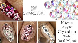 apply swarovski crystals to nails